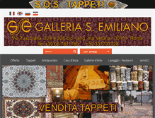 Tablet Screenshot of galleriasantemiliano.com